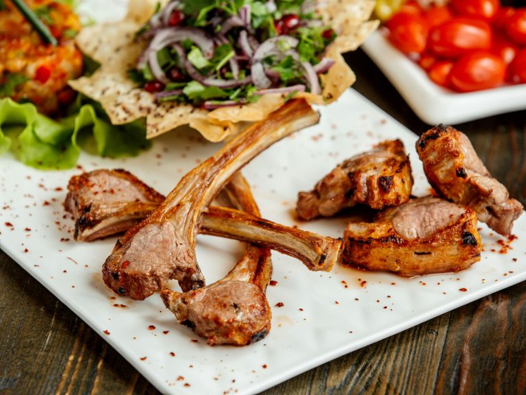 Pepper Jelly Glazed Lamb Chops